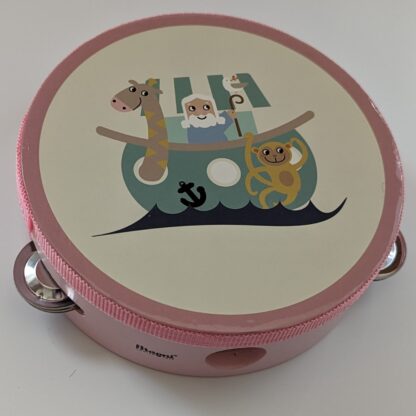 Tamburin "Noahs Ark" - rosa - Magni - Bild 2
